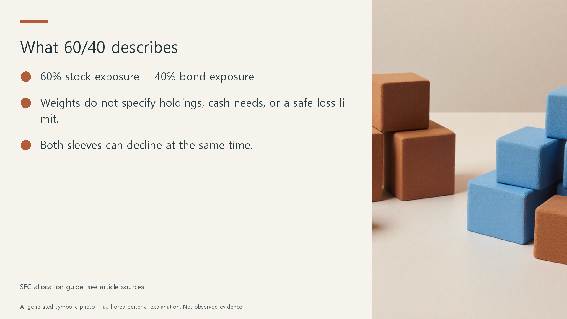60/40 Portfolio: Allocation Decisions, Bond Risks, and Vanguard Fund Roles