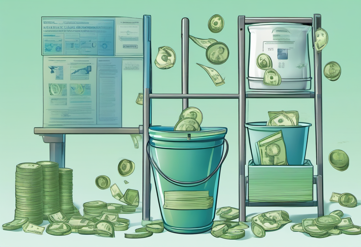 Editorial illustration for a five-part scorecard