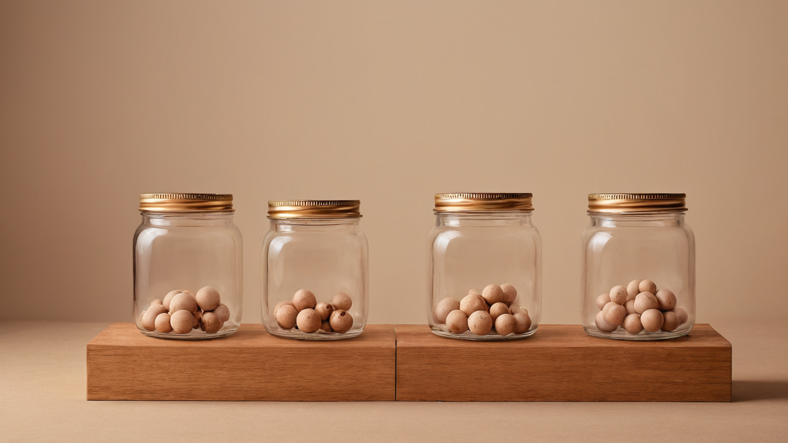 Savings jars arranged as an I bond redemption ladder