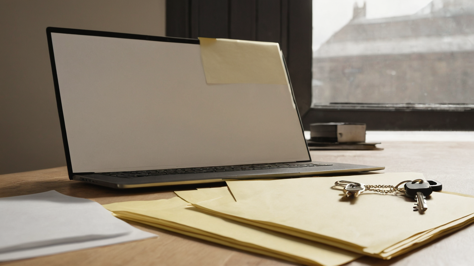Secure annual tax-record review still life
